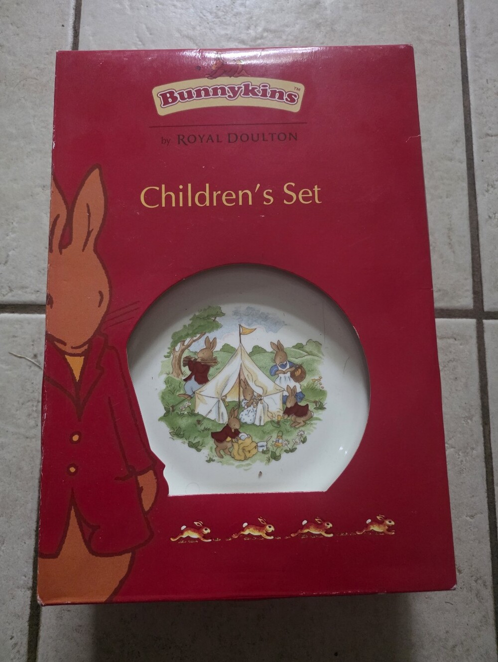 VTG 2003 Royal Doulton Bunnykins Baby Set - Collectible Plate & Cup